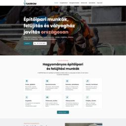 Sarrom építőipar referencia